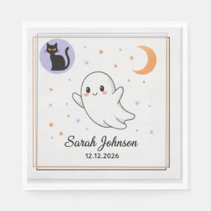 Serviette En Papier Serviettes de fête d'Halloween effrayantes Fantô