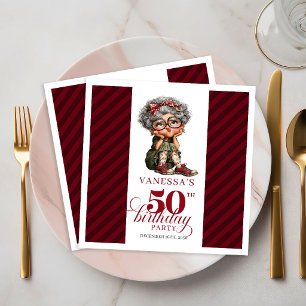 Serviette En Papier Serviettes de fête drôles et originales pour les 5