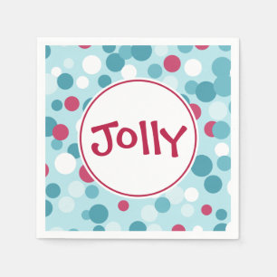 Serviette En Papier Serviettes de fête joyeuse