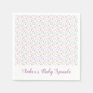 Serviette En Papier Serviettes de fête personnalisées Baby Sprinkle