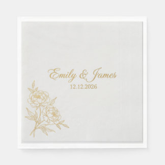 Serviette En Papier serviettes de fête personnalisées, serviettes en p