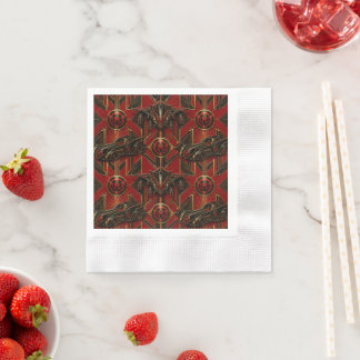 Serviette En Papier serviettes de fête rouges premium munkus/leonidas/