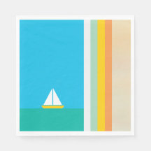 Serviettes de fête Smooth Sailin