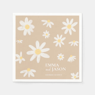 Serviette En Papier Serviettes de fleurs de marais bohème