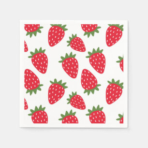 Serviette En Papier Serviettes de fraises