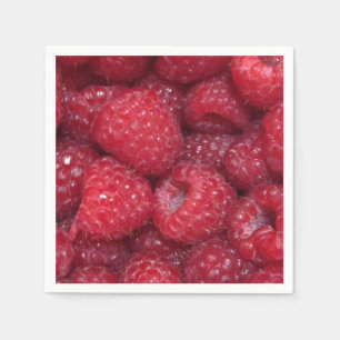 Serviette En Papier Serviettes de framboise