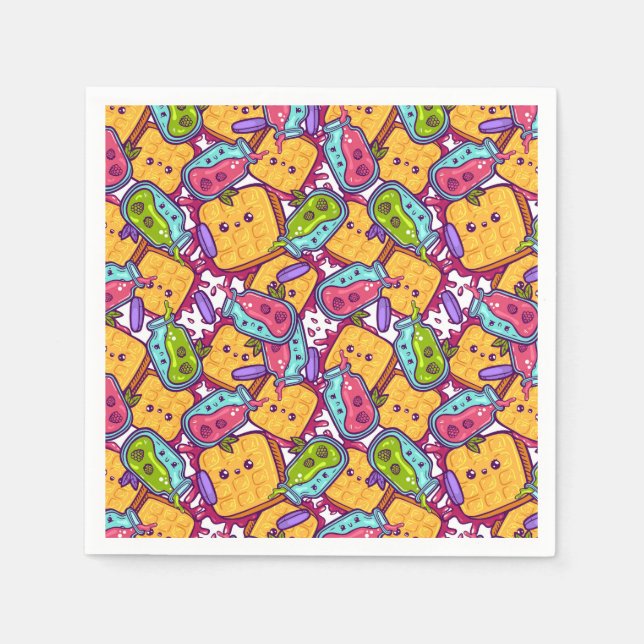 Serviette En Papier Serviettes de friandises (Devant)