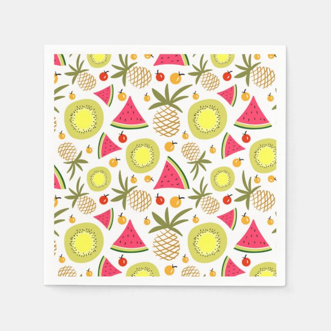 Serviette En Papier Serviettes de fruits (Devant)