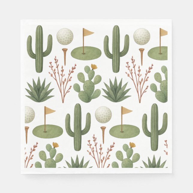 Serviette En Papier Serviettes de golf en Arizona (Devant)
