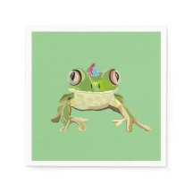 Serviettes de grenouille