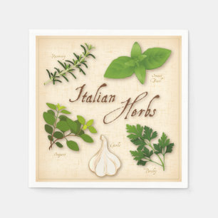 Serviette En Papier Serviettes de Herbes italiennes