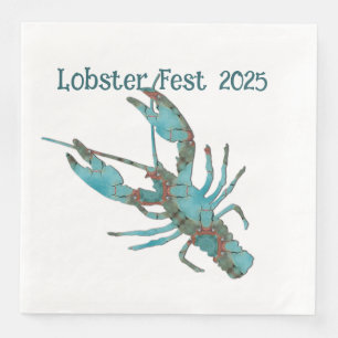 Serviette En Papier Serviettes de homard rustique