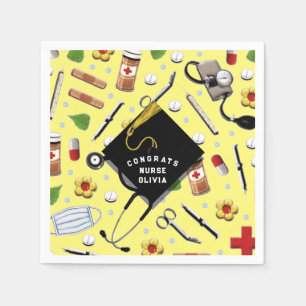 Serviette En Papier Serviettes de la fête de l'infirmière