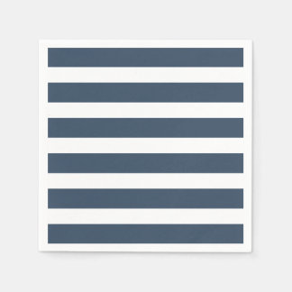 Serviette En Papier Serviettes de la partie Bleu de la marine moderne