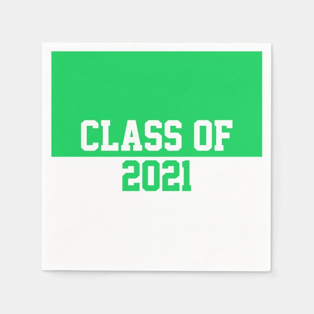 Serviette En Papier Serviettes de la promotion 2021 (Devant)
