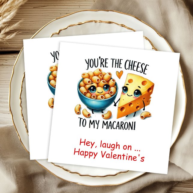 Serviette En Papier Serviettes de la Saint-Valentin Nourriture Drôle J (I Love You Funny Food Valentine Napkins)
