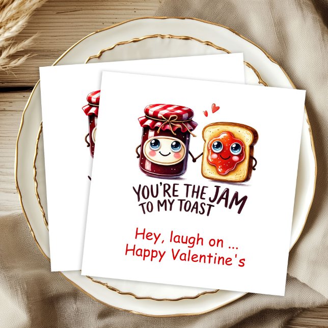 Serviette En Papier Serviettes de la Saint-Valentin romantiques et per (Funny Food Personalized Romantic Valentine Napks

)