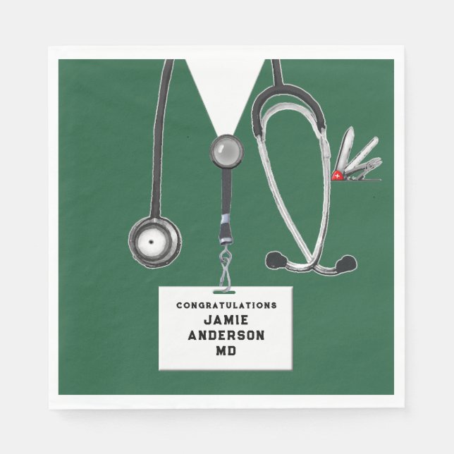 Serviette En Papier Serviettes de l'école Médicale (Devant)