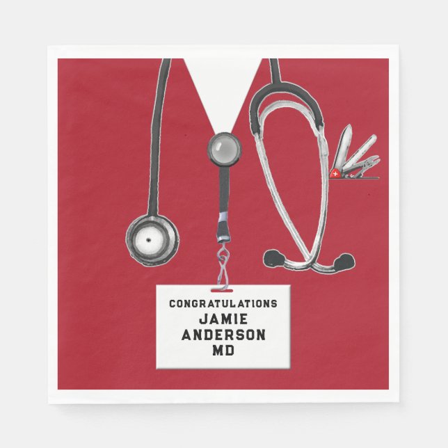 Serviette En Papier Serviettes de l'école Médicale (Devant)