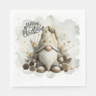 Serviette En Papier Serviettes de lutin de Noël