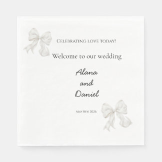 Serviette En Papier Serviettes de mariage
