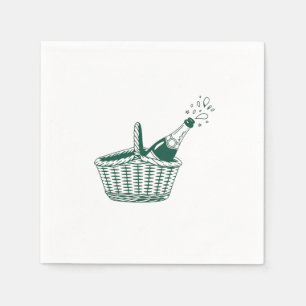 Serviette En Papier Serviettes de mariage abordables pour pique-nique