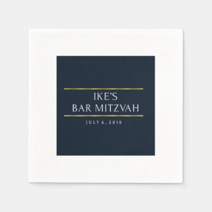 Serviette En Papier serviettes de mitzvah de la barre des ike