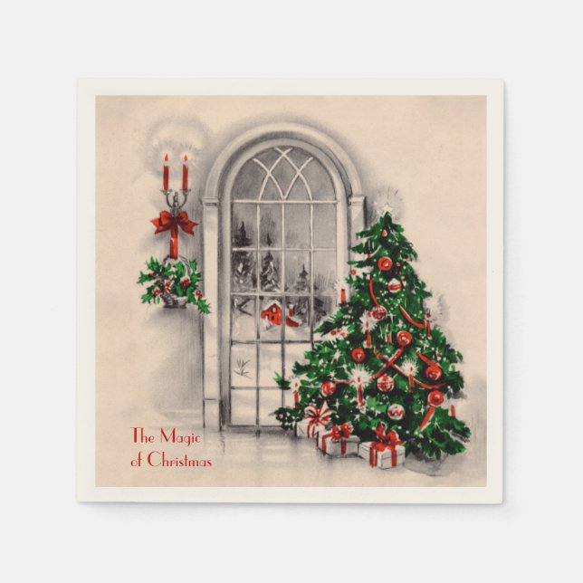 Serviette En Papier Serviettes de Noël (Devant)