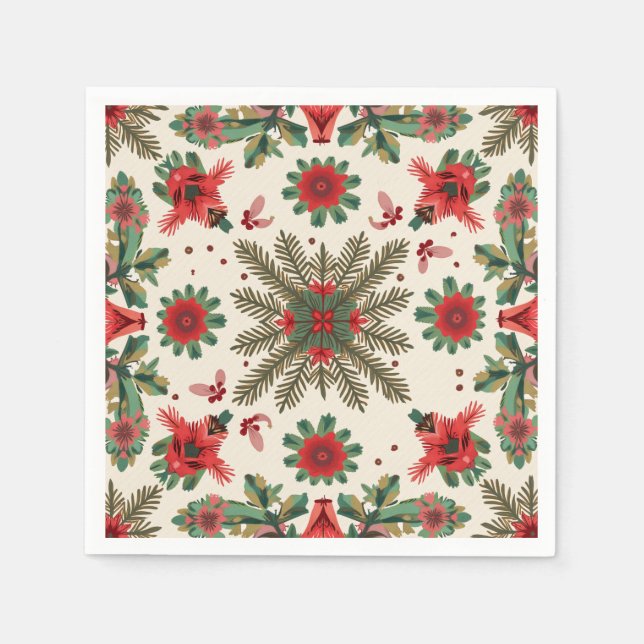 Serviette En Papier serviettes de Noël (Devant)
