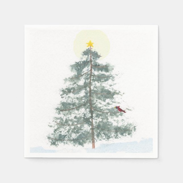 Serviette En Papier Serviettes de Noël (Devant)