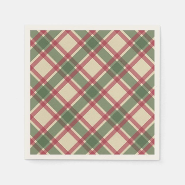 Serviette En Papier Serviettes de Noël (Devant)