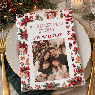 Serviette En Papier Serviettes de Noël avec photo de famille personnal