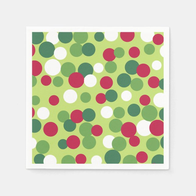 Serviette En Papier Serviettes de Noël festives (Devant)