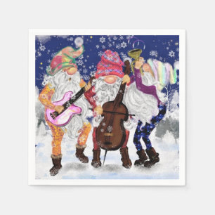 Serviette En Papier Serviettes de Noël Gnome