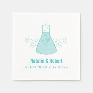 Serviette En Papier Serviettes de papier de chimie douce d'Aqua