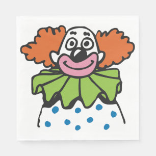 Serviette En Papier Serviettes de papier de clown