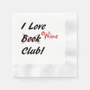 Serviette En Papier Serviettes de papier de "club de lecture"