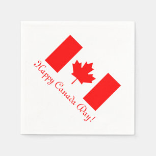 Serviette En Papier Serviettes de papier de jour du Canada avec le
