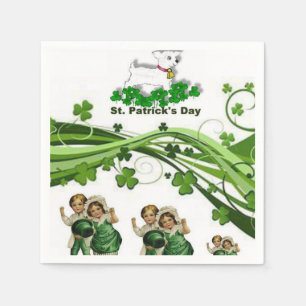 Serviette En Papier Serviettes de papier de jour St. Patrick