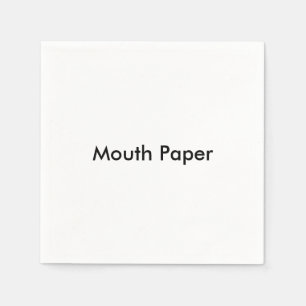 Serviette En Papier Serviettes de papier de papier de "bouche"