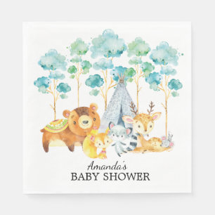 Serviette En Papier Serviettes de papier de région boisée de baby
