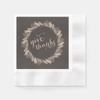 Serviette En Papier Serviettes de papier de thanksgiving de la