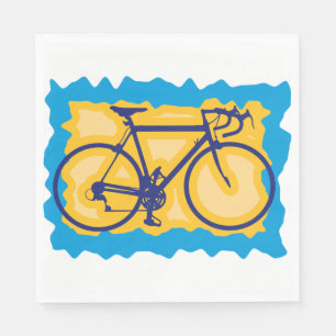 Serviette En Papier Serviettes de papier de timbre de bicyclette