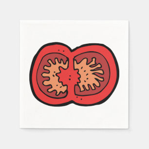 Serviette En Papier Serviettes de papier découpées en tranches de