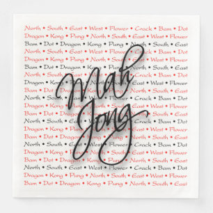 Serviette En Papier Serviettes de papier d'heure-milliampère Jongg