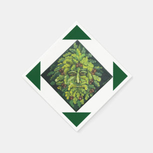 Serviette En Papier Serviettes de papier d'homme vert