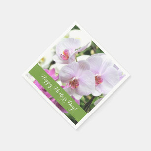Serviette En Papier Serviettes de papier d'orchidées