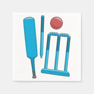 Serviette En Papier Serviettes de papier réglées de cricket