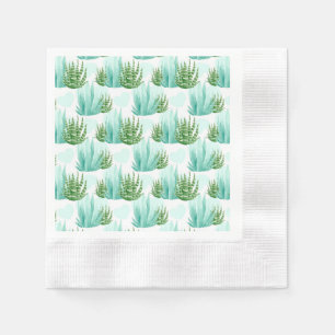 Serviette En Papier Serviettes de partie de motif de cactus