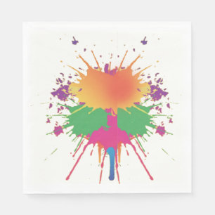 Serviette En Papier Serviettes de partie de Paintball